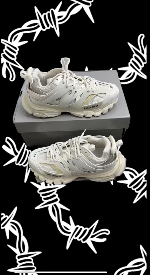 Balenciaga track white