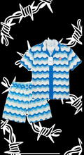 Casablanca Blue & White Short Summer Set