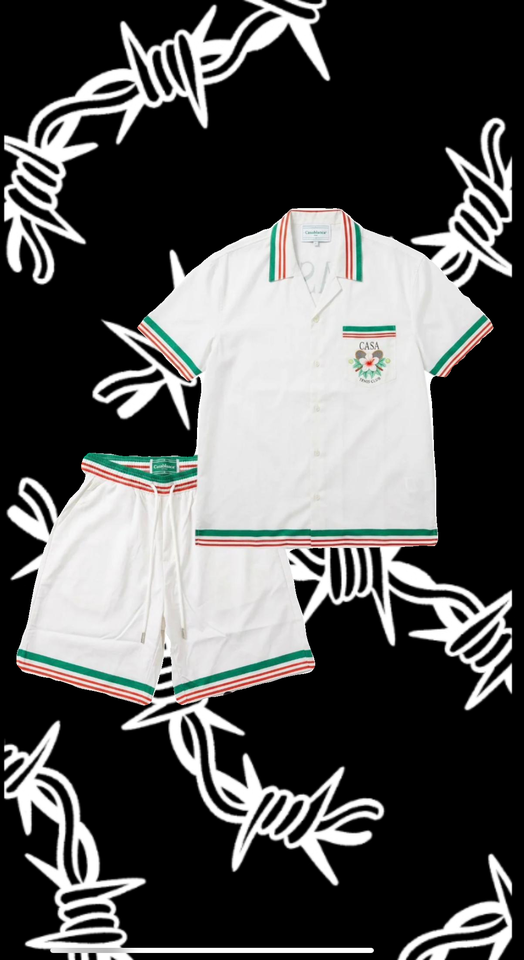 Casablanca Tenis Short Summer Set