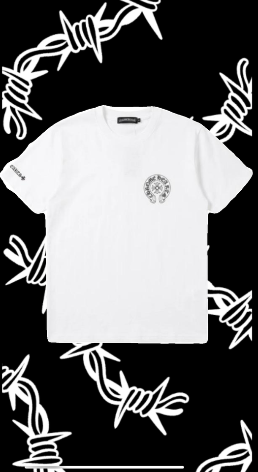 Chrome Hearts logo-print White T-shirt