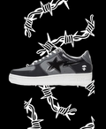 bapestas M1 black gray white