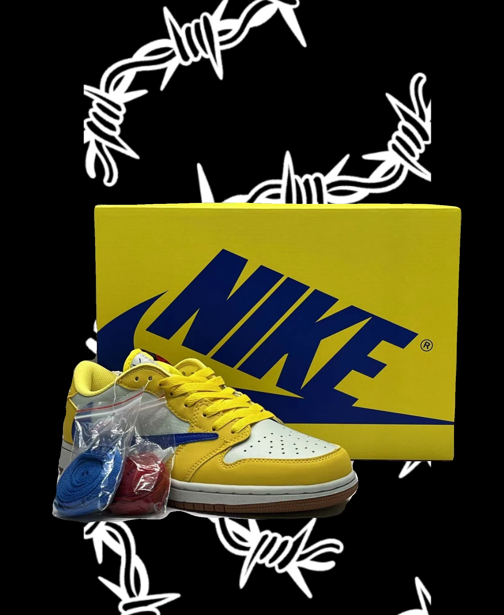 Travis Scott x Air Jordan 1 Low “Canary”