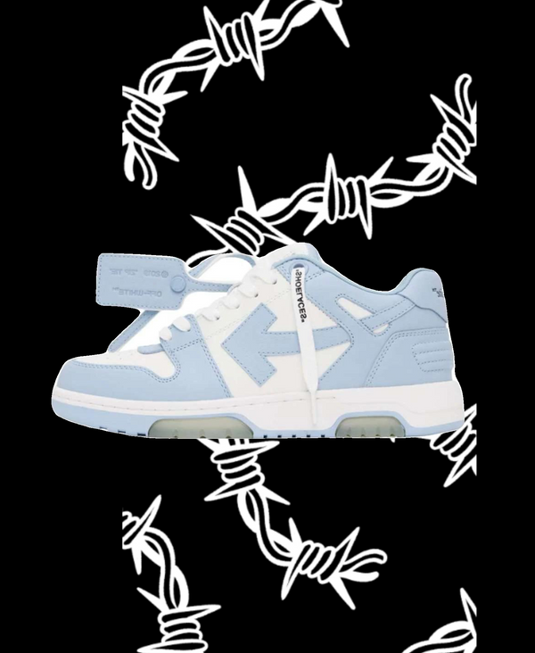 OFF-WHITE OUT OF OFFICE LOW TOP blue