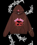 Sp5der Brown Hoodie
